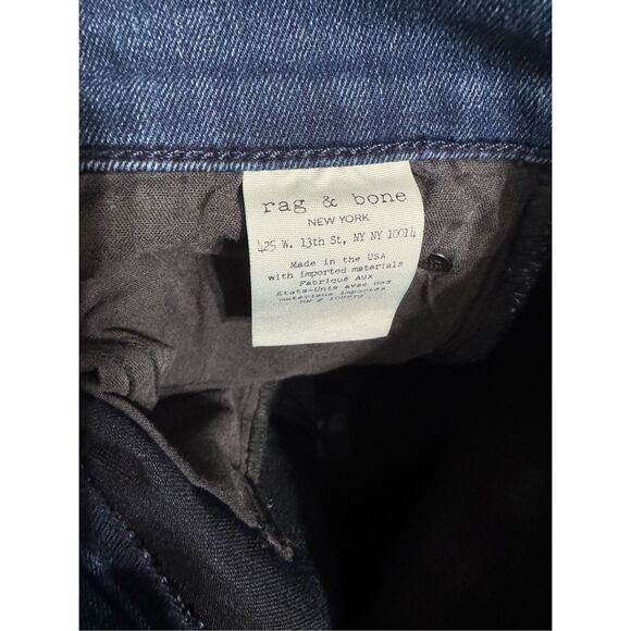 Rag & Bone Women's Size 29 High Rise Ankle Skinny Jeans Raw Hem Color Alembic EU - Picture 11 of 13